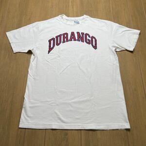 Vintage Durango T Shirt Hanes Beefy USA Made Single Stitch White XL
